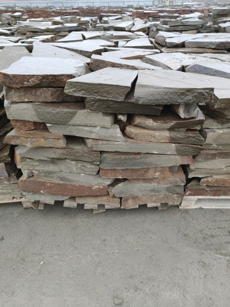 Плитняк песчаник серо-зелёный для мощения 60-65 мм купить в Нижневартовске