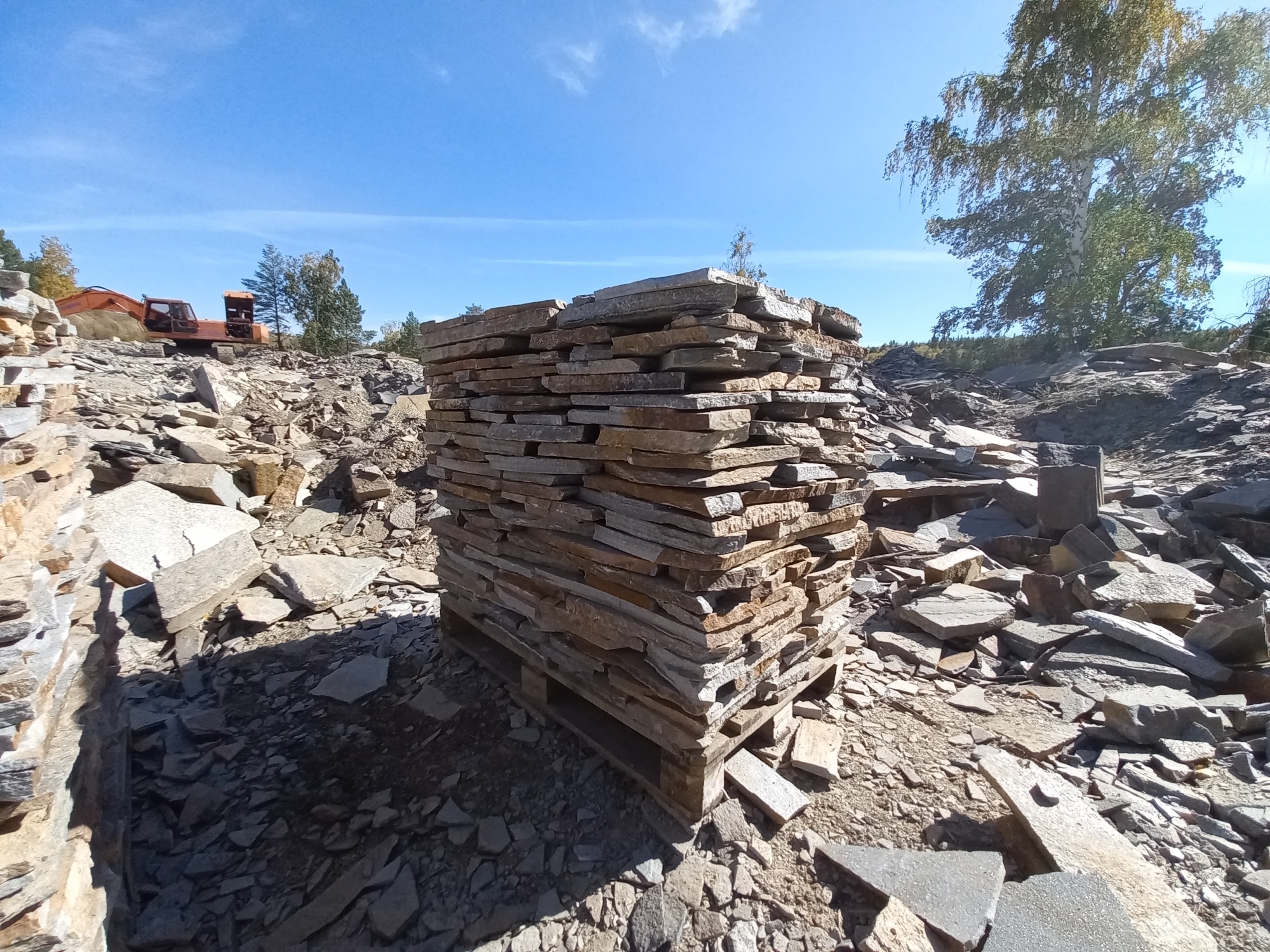 Плитняк златолит серебристый для мощения на бетон купить в Нижневартовске