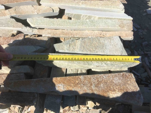 Горбушка златолит золотистый для облицовки купить в Нижневартовске