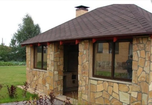 Плитняк златолит жёлтый для фасада 1,5-3 см купить в Нижневартовске