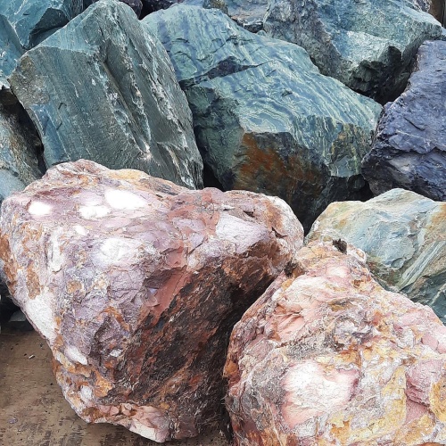 Ландшафтные глыбы красно-фиолетовые 200-1000 килограмм купить в Нижневартовске