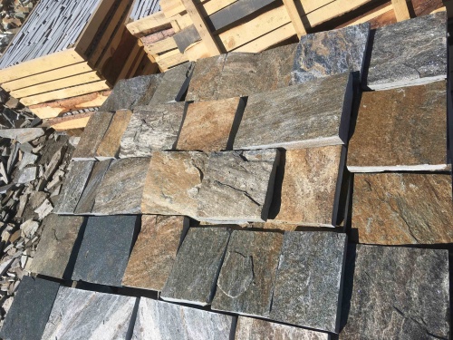 Плитка пилёная златолит Уральский для фасада купить в Нижневартовске