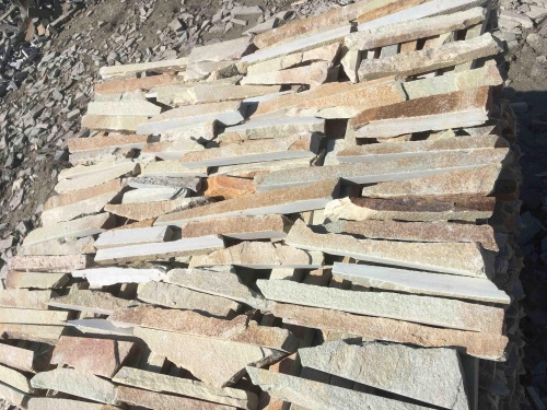 Горбушка златолит золотистый для облицовки купить в Нижневартовске