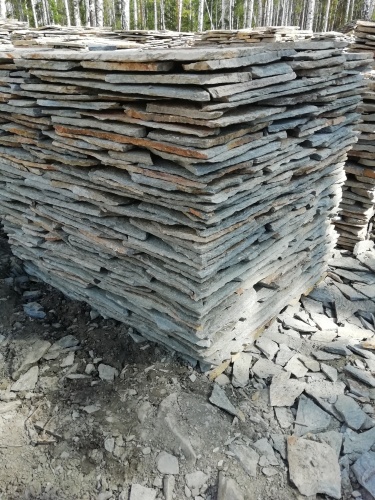 Плитняк златолит Уральский для цоколя, отмостки купить в Нижневартовске